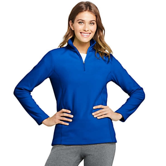 Lands' End Jackets & Blazers - Lands End Women Sweater Fleece Jacket
Quarter Zip